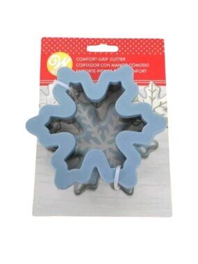 Wilton Original Cookie Cutter Comfort Grip  Christmas Snow Flake New